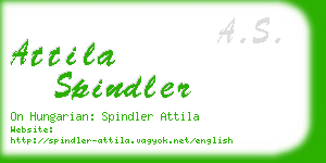 attila spindler business card